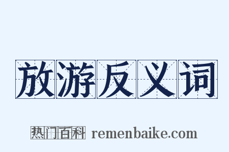 放游反义词是什么意思的图片